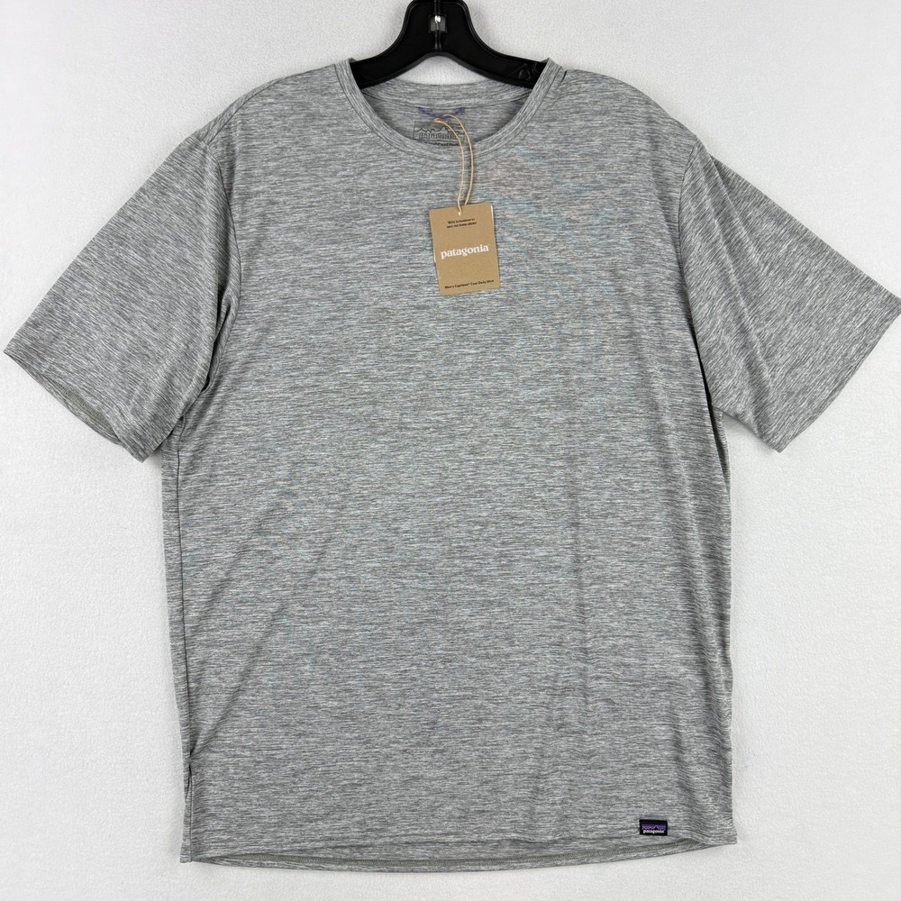Patagonia Capilene Cool Daily Shirt Size M Mens Heather Grey 45215, NWT